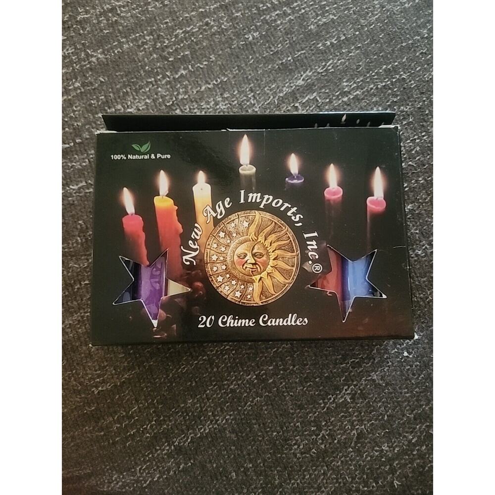 New 4 inch Chime Spell Candles Assorted Colors 20 Piece New | Witchcraft | Altar